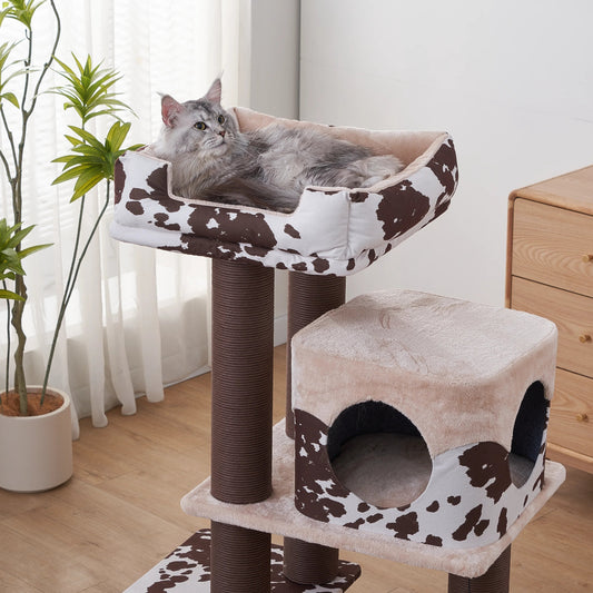 Cowboy Grand Maine Coon Cat Tree and Scratcher for Indoor Cats