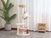 Pharaoh Two Boho Chic Style Handwoven Cat Tree