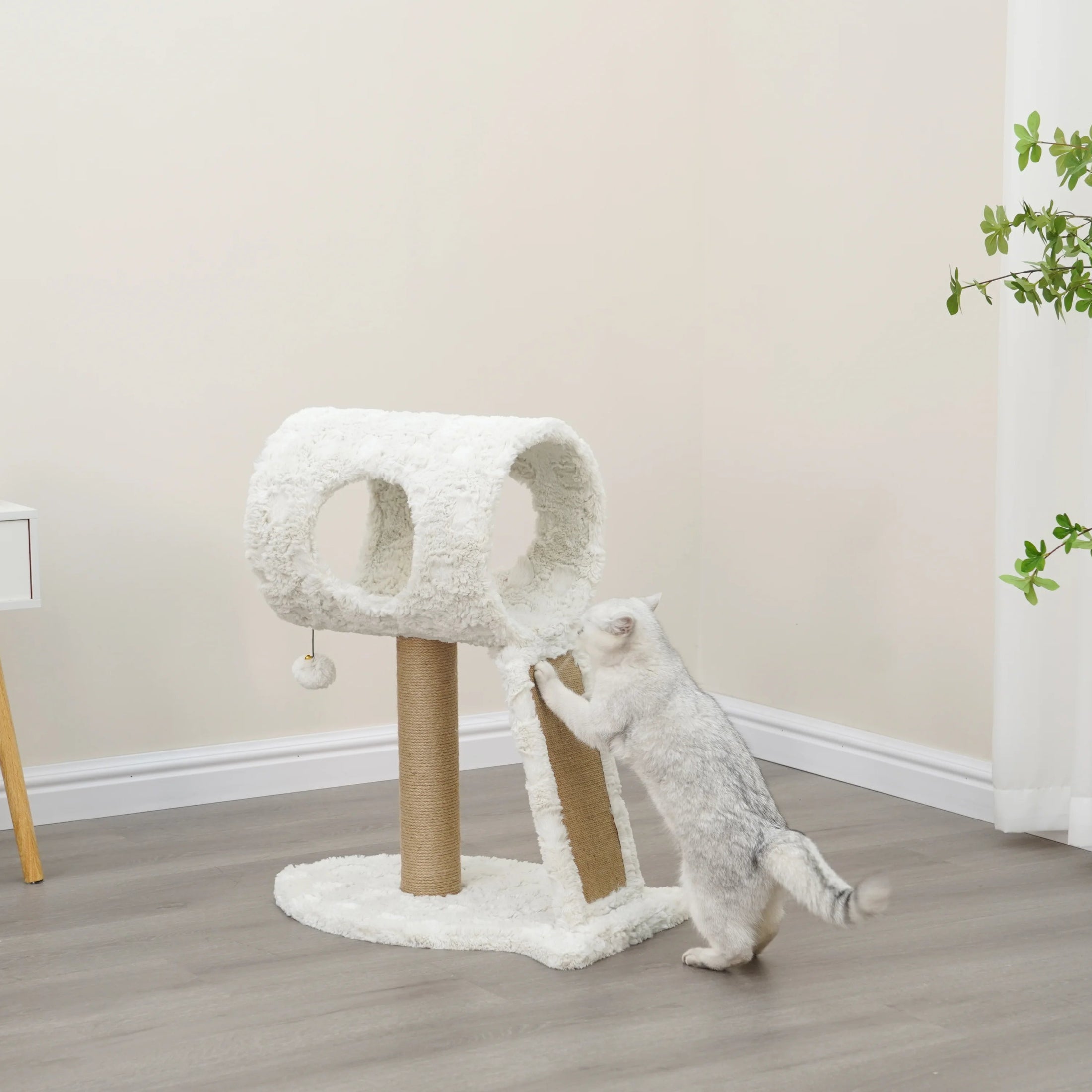 Space Needle Modern Cat Tree and Scratcher for Indoor Cats