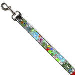 Dog Leash - Music Skulls Multi Color