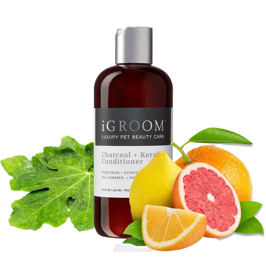 Dog Charcoal and Keratin Conditioner 16oz by iGroom