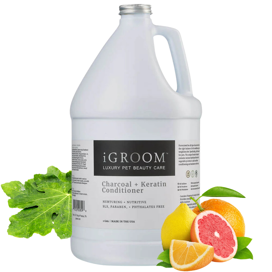 Dog Charcoal and Keratin Conditioner Gallon by iGroom