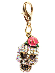 Girly Skully Charm