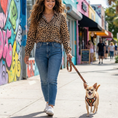 Load image into Gallery viewer, EcoBark Step In Dog Harness - XXXS to Small Breeds- Reflective Soft Mesh Harness for Teacup, Small Dogs and Puppies / Cheetah
