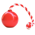 Load image into Gallery viewer, USA-K9 Cherry Bomb Durable Rubber Chew Toy, Treat Dispenser, Reward Toy, Tug Toy, and Retrieving Toy
