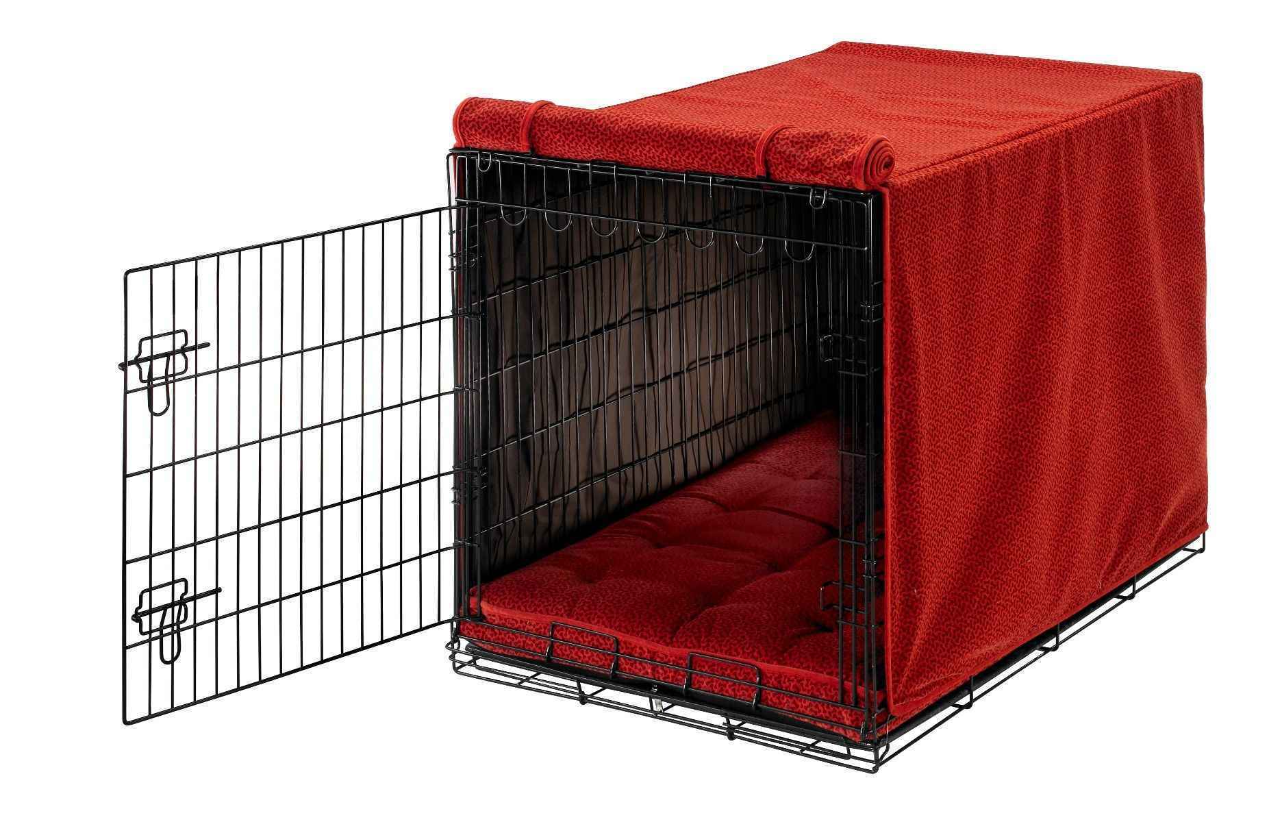 Bowsers Cherry Bones Dog Crate Cover - Den-Like Privacy and Crate Comfort