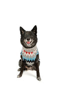 Load image into Gallery viewer, Gray Chevron Dog Sweater
