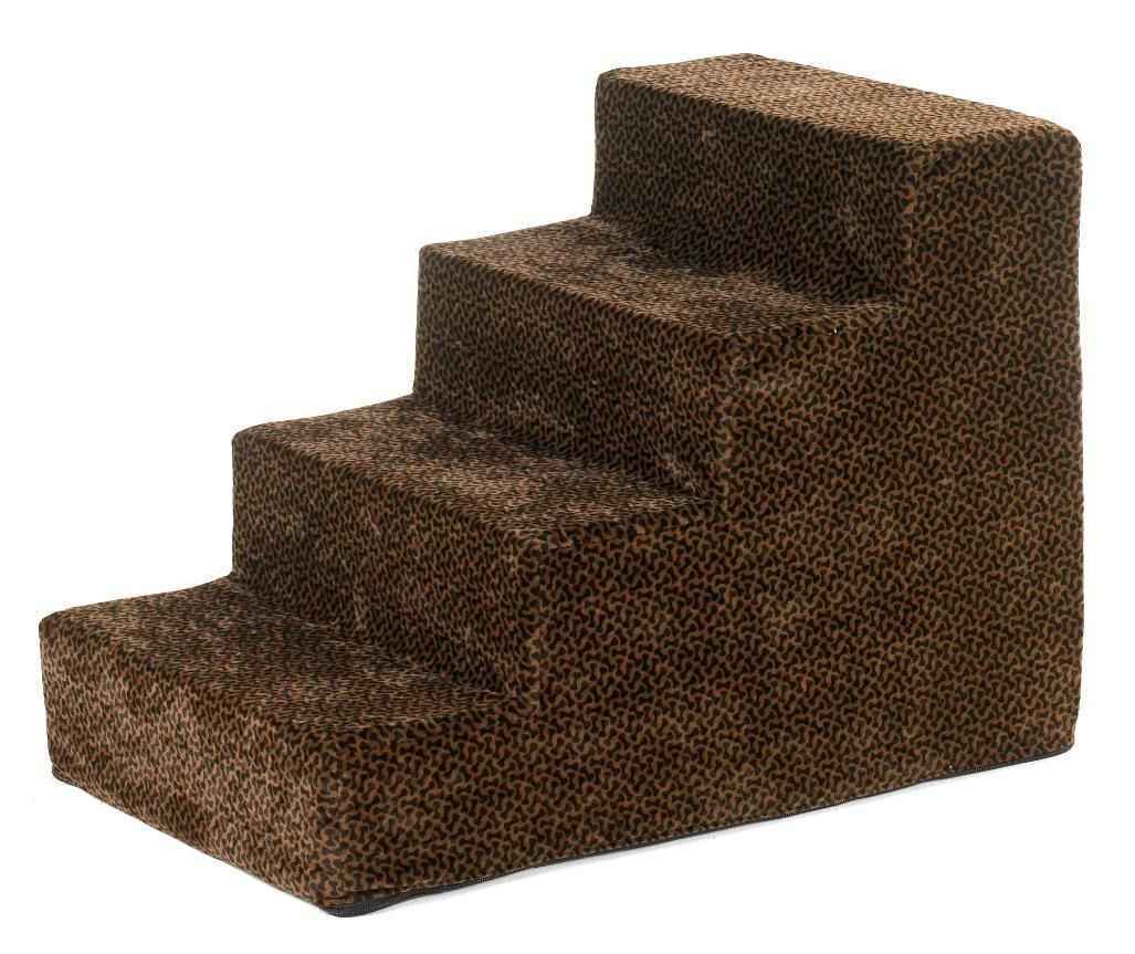 Bowsers Chocolate Bones Designer Pet Steps - Joint-Friendly Access to Beds and Sofas