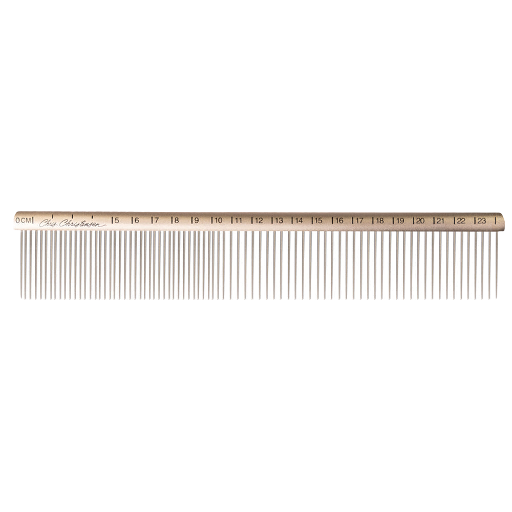 Dog 9" Medium/Coarse Competition Comb by Chris Christensen