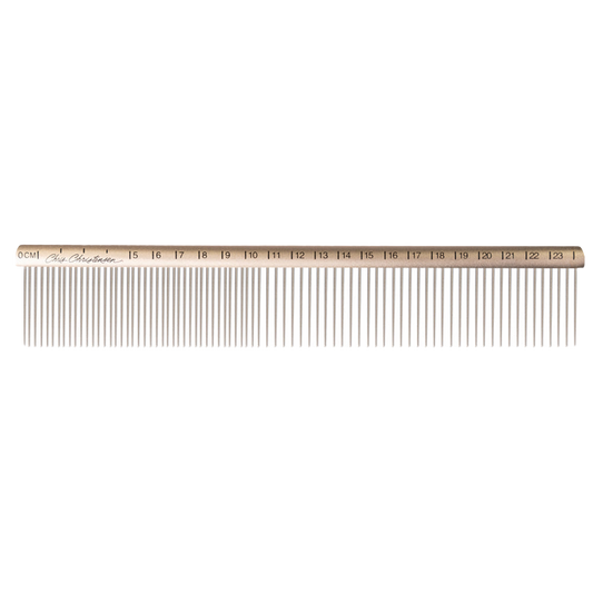 Dog 9" Medium/Coarse Competition Comb by Chris Christensen