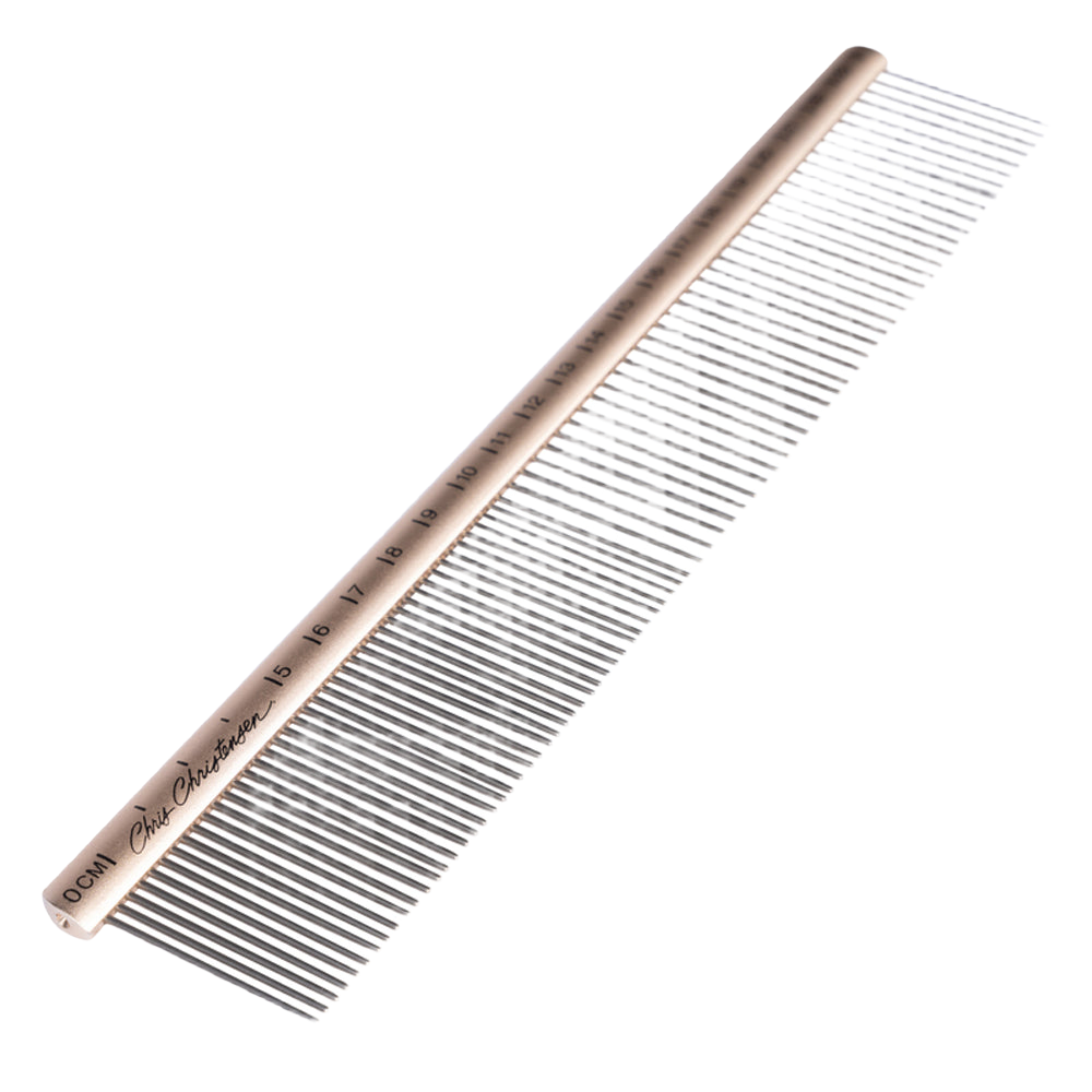 Dog 9" Medium/Coarse Competition Comb by Chris Christensen