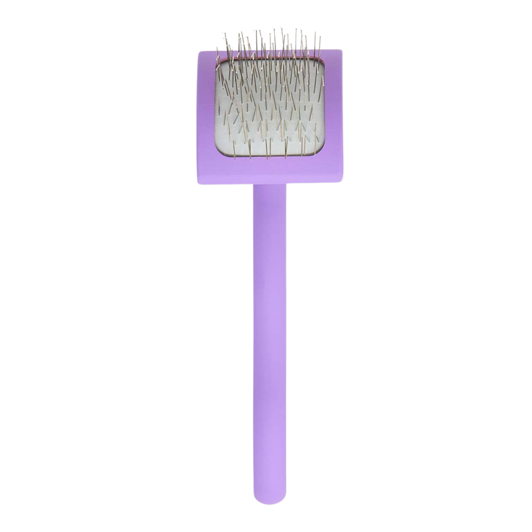 Big A Slicker Brush Baby/Purple by Chris Christensen professional dog grooming tool Southlake Paws