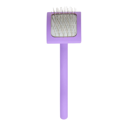 Big A Slicker Brush Baby/Purple by Chris Christensen professional dog grooming tool Southlake Paws