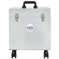 Load image into Gallery viewer, D-Flite Tack Box with wheels Silver by Chris Christensen
