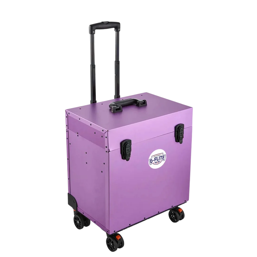 D-Flite Tack Box with wheels Purple by Chris Christensen