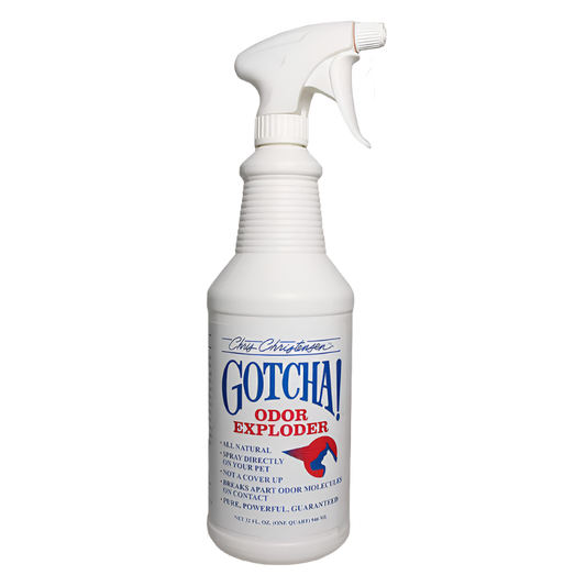 Gotcha! Odor Exploder Spray 32oz by Chris Christensen professional dog grooming tool Southlake Paws