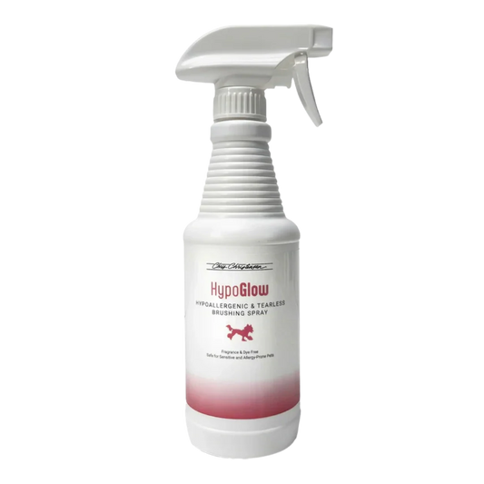 Chris Christensen HypoGlow Hypoallergenic & Tearless Brushing Spray 16oz