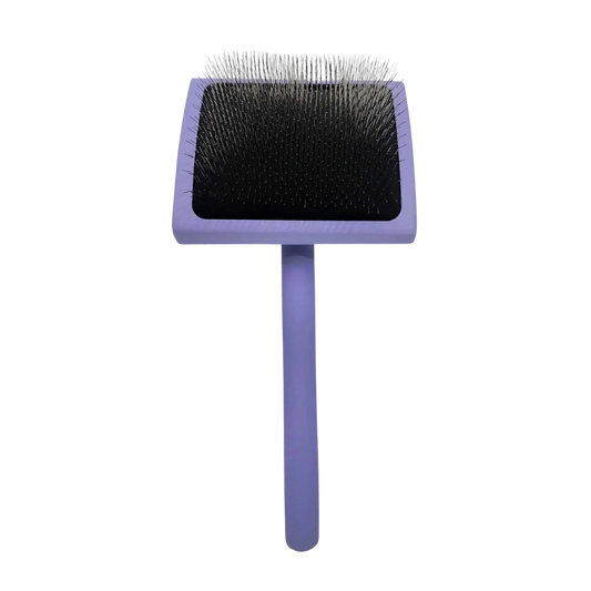 Dog Large Curved Karben Lavender Slicker Brush by Chris Christensen