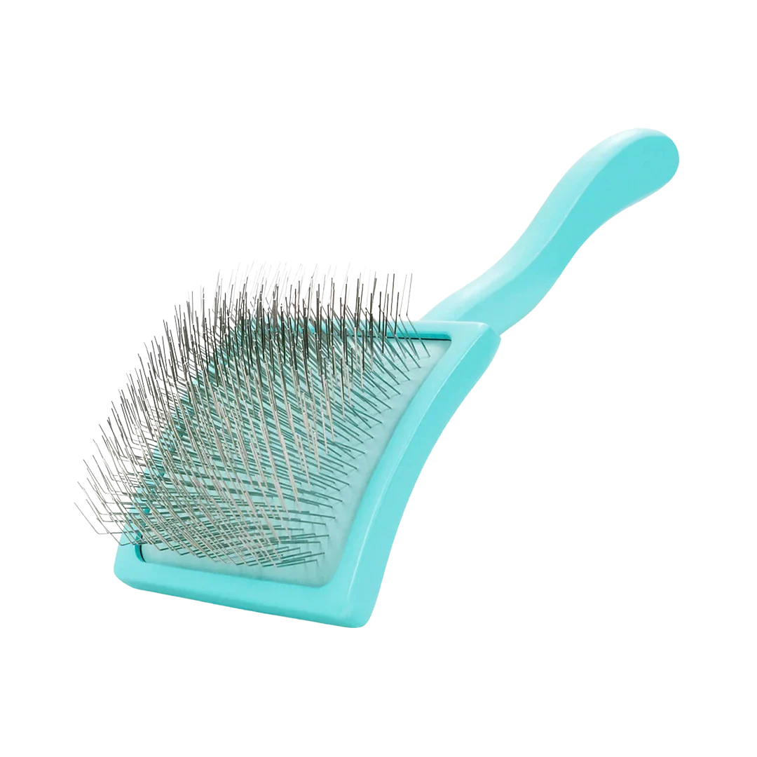 Dog Large Home Care Big Brush G Teal Slicker by Chris Christensen