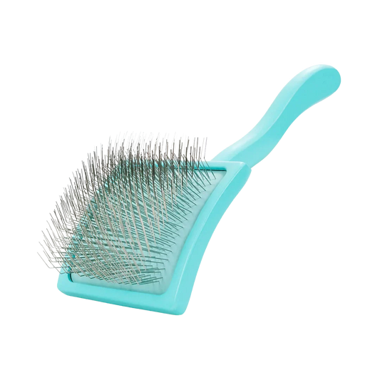 Dog Large Home Care Big Brush G Teal Slicker by Chris Christensen