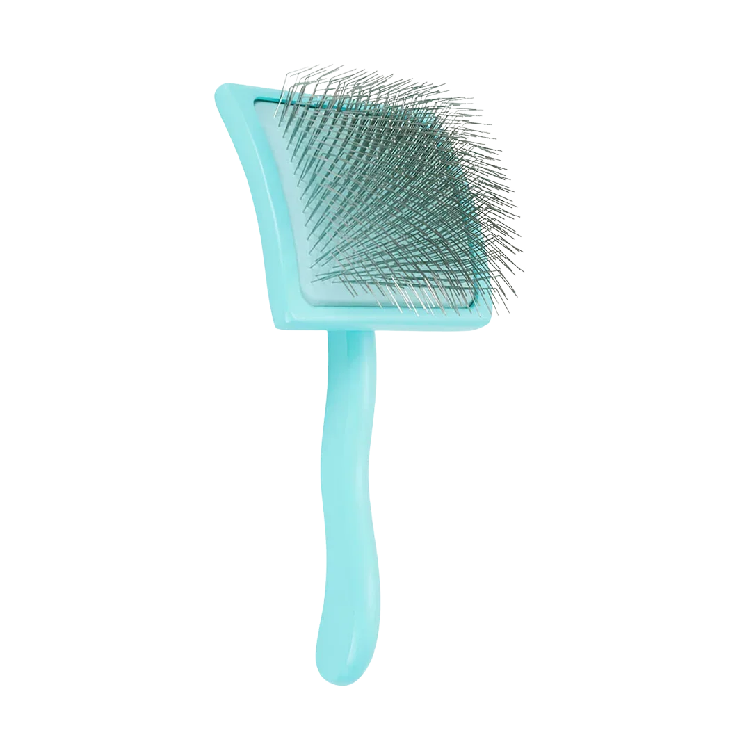 Dog Large Home Care Big Brush G Teal Slicker by Chris Christensen