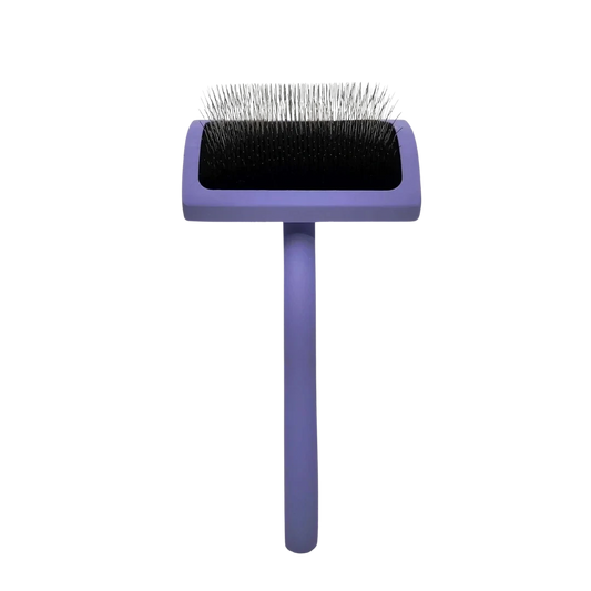 Dog Medium Curved Karben Lavender Slicker Brush by Chris Christensen