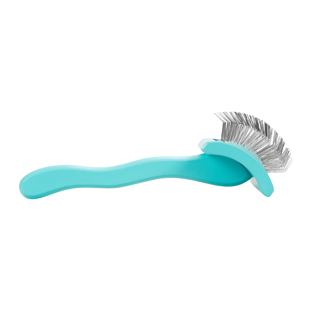 Dog Medium Home Care Big G Teal Slicker Brush by Chris Christensen