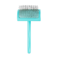 Load image into Gallery viewer, Dog Medium Home Care Big G Teal Slicker Brush by Chris Christensen
