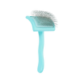 Load image into Gallery viewer, Dog Medium Home Care Big G Teal Slicker Brush by Chris Christensen
