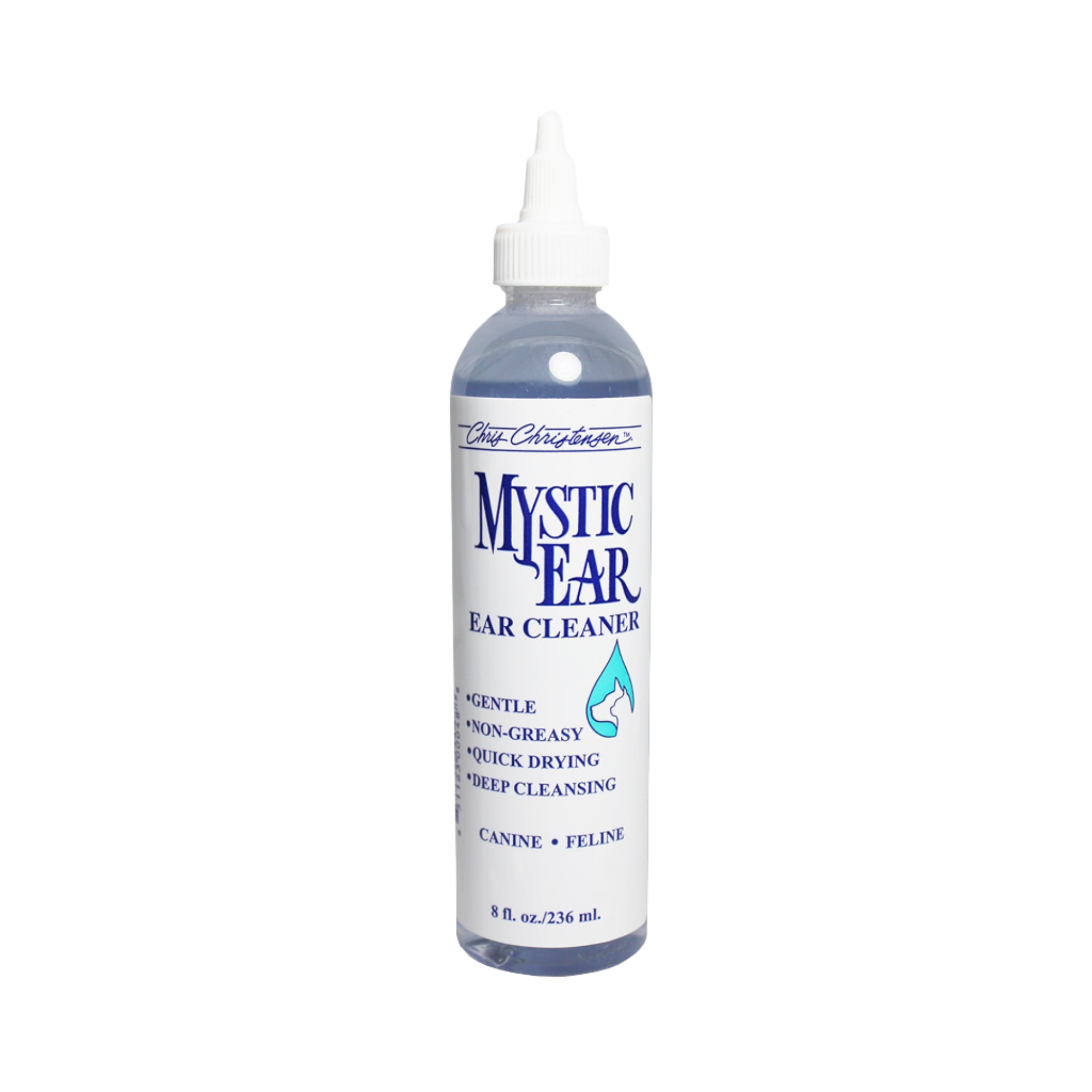 Mystic Ear Cleaner 8oz by Chris Christensen professional dog grooming tool Southlake Paws