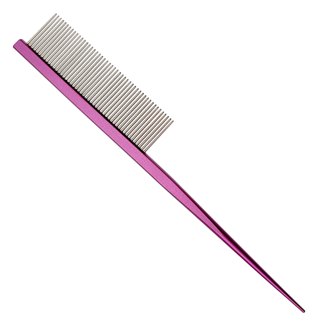 7" Parting Comb Fine Tooth Purple by Chris Christensen professional dog grooming tool Southlake Paws
