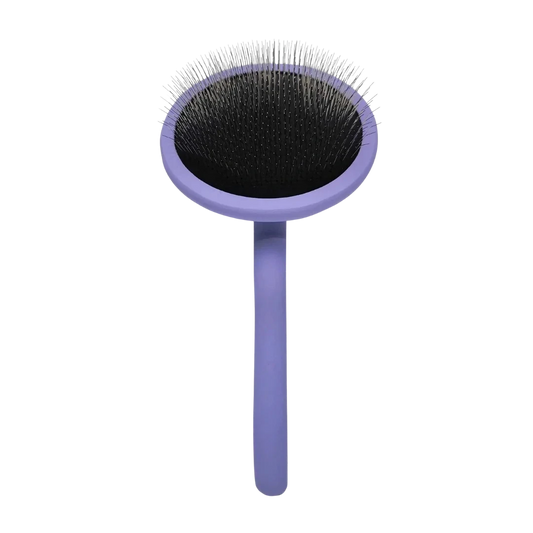 Dog Round Head Karben Lavender Slicker Brush by Chris Christensen