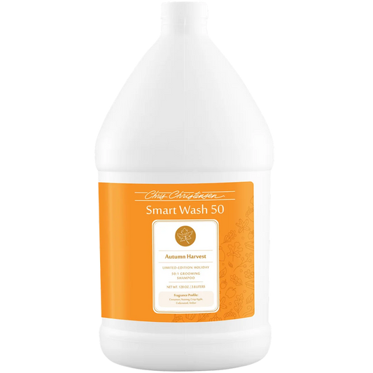 Smart Wash50 Autumn Harvest Shampoo Gallon by Chris Christensen professional dog grooming tool Southlake Paws