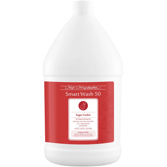 Smart Wash50 Sugar Cookie Shampoo Gallon by Chris Christensen professional dog grooming tool Southlake Paws