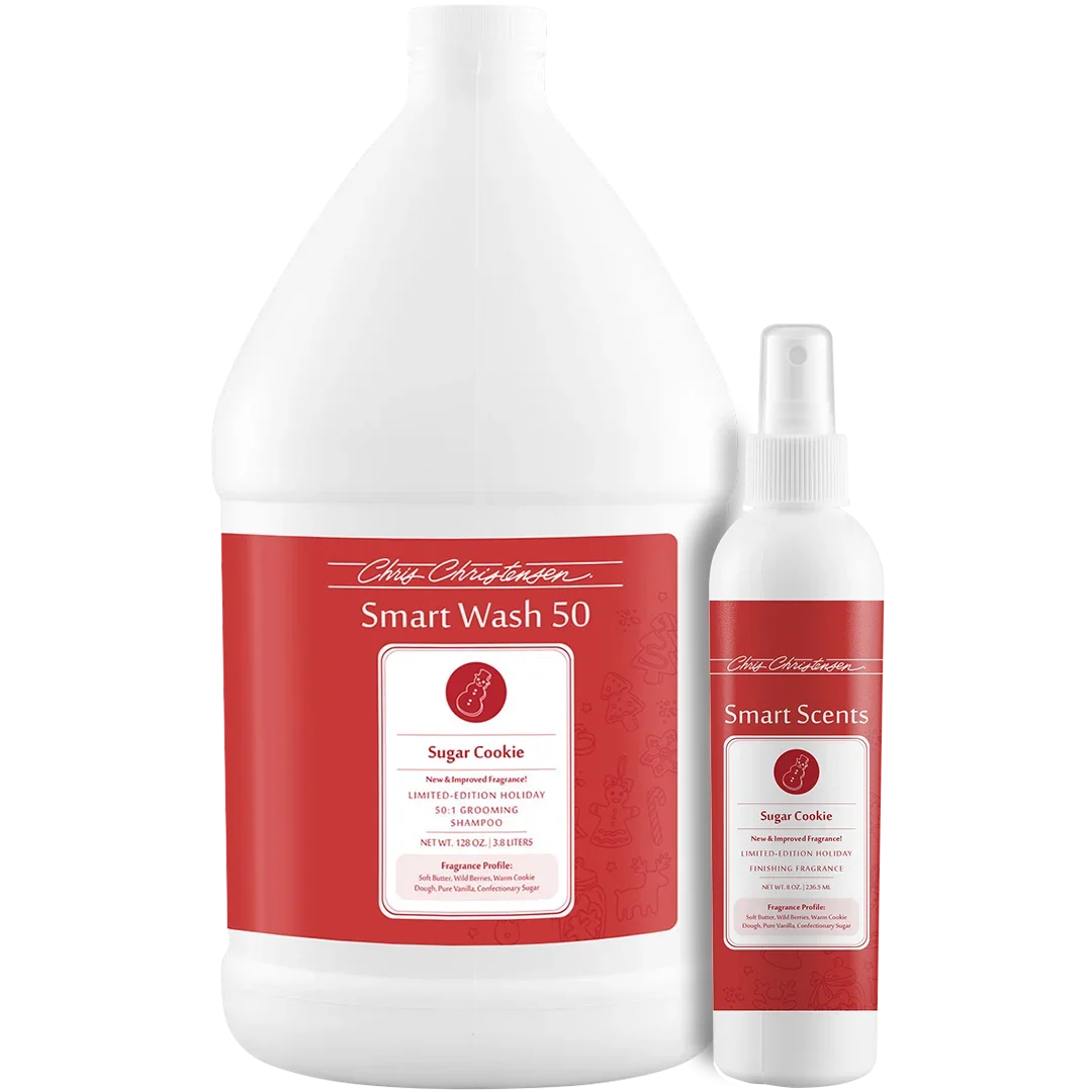 Pet Sugar Cookie Shampoo Gallon and 8oz Cologne by Chris Christensen