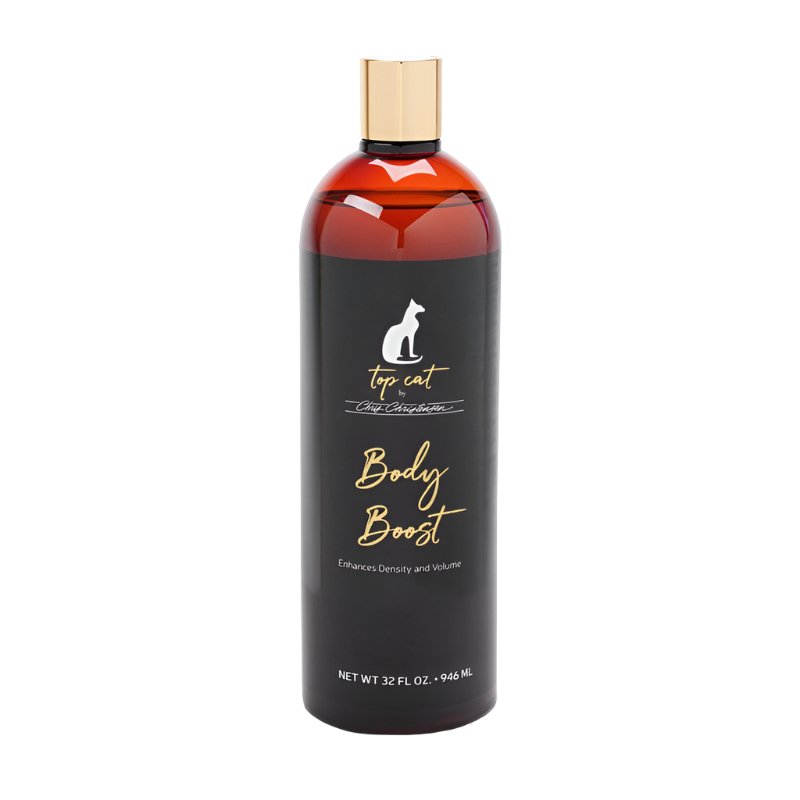 Top Cat Body Boost Coat Treatment 32oz by Chris Christensen professional dog grooming tool Southlake Paws