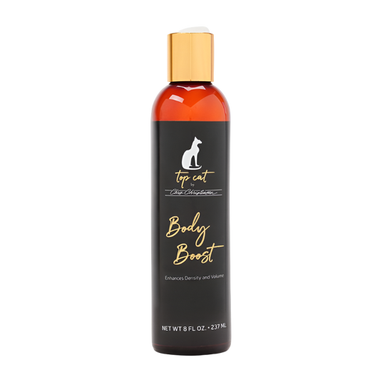 Top Cat Body Boost Coat Treatment 8oz by Chris Christensen professional dog grooming tool Southlake Paws