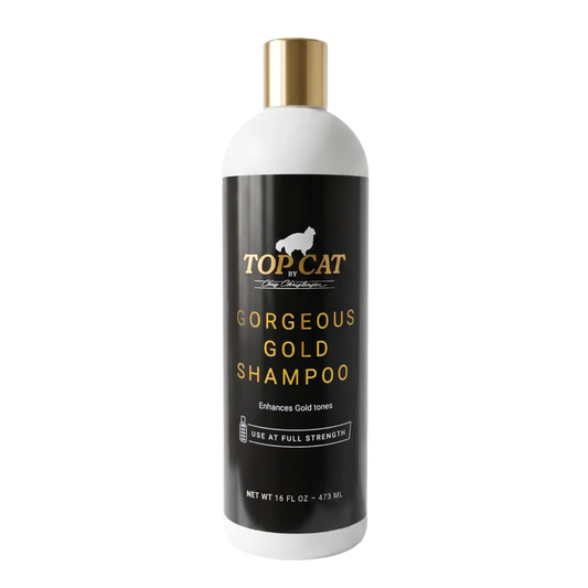 Top Cat Gorgeous Gold Shampoo 16oz by Chris Christensen