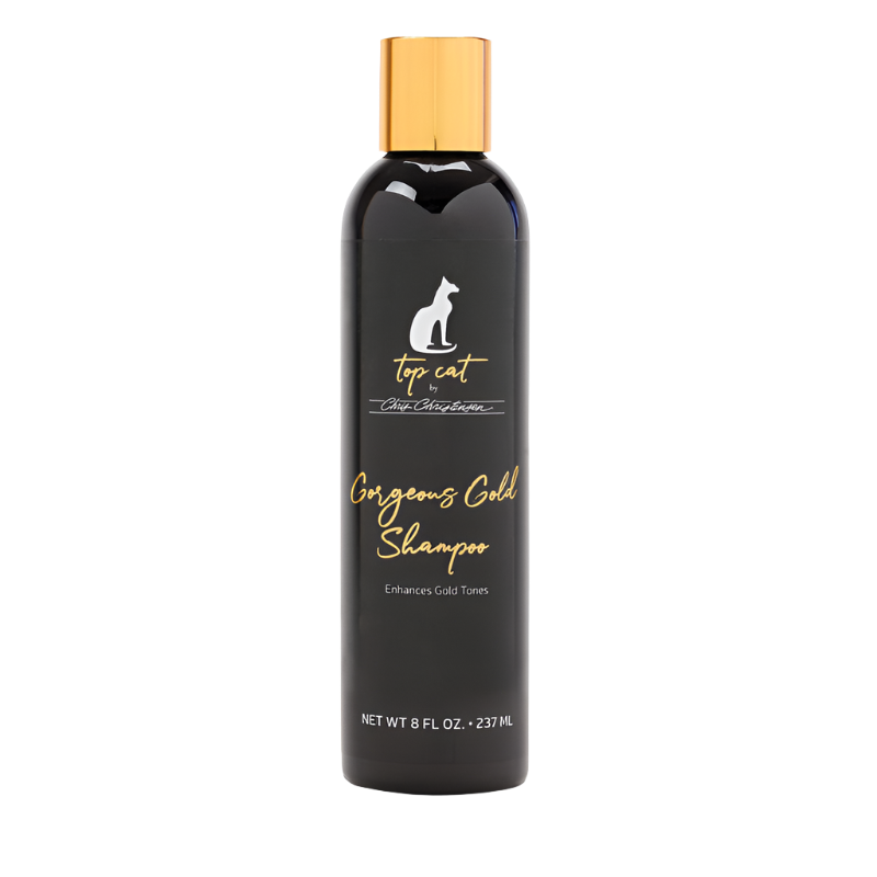 Top Cat Gorgeous Gold Shampoo 8oz by Chris Christensen professional dog grooming tool Southlake Paws