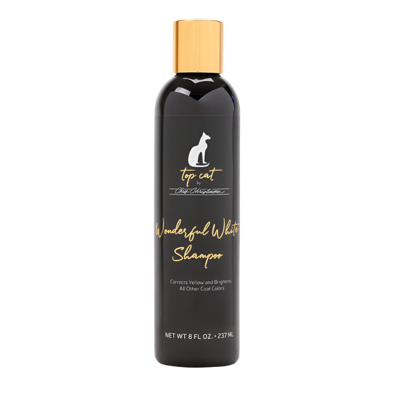 Top Cat Wonderful White Shampoo 8oz by Chris Christensen