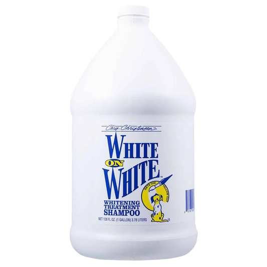 Dog White on White Shampoo Gallon by Chris Christensen