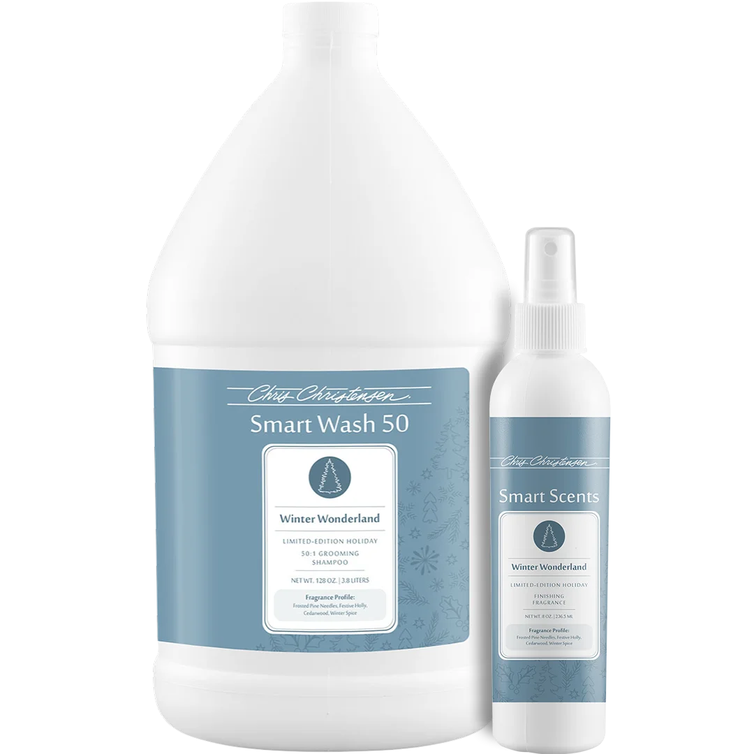 Pet Winter Wonderland Shampoo Gallon and 8oz Cologne by Chris Christensen