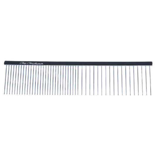 7.5" Fine/Coarse Long Tooth Greyhound Buttercomb by Chris Christensen