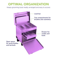 Load image into Gallery viewer, D-Flite Tack Box with wheels Purple by Chris Christensen
