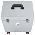 Load image into Gallery viewer, D-Flite Tack Box with wheels Silver by Chris Christensen

