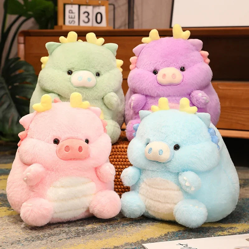 Chubby Pastel Dragon Plushies - Southlake Paws