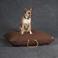 Load image into Gallery viewer, Dog Beds Premium Cinnamon Waxed Cotton Canvas Dog Bed
