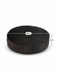 Load image into Gallery viewer, The Circle — Round Ottoman Dog Bed | High-Density Foam, Waterproof Lined, Washable
