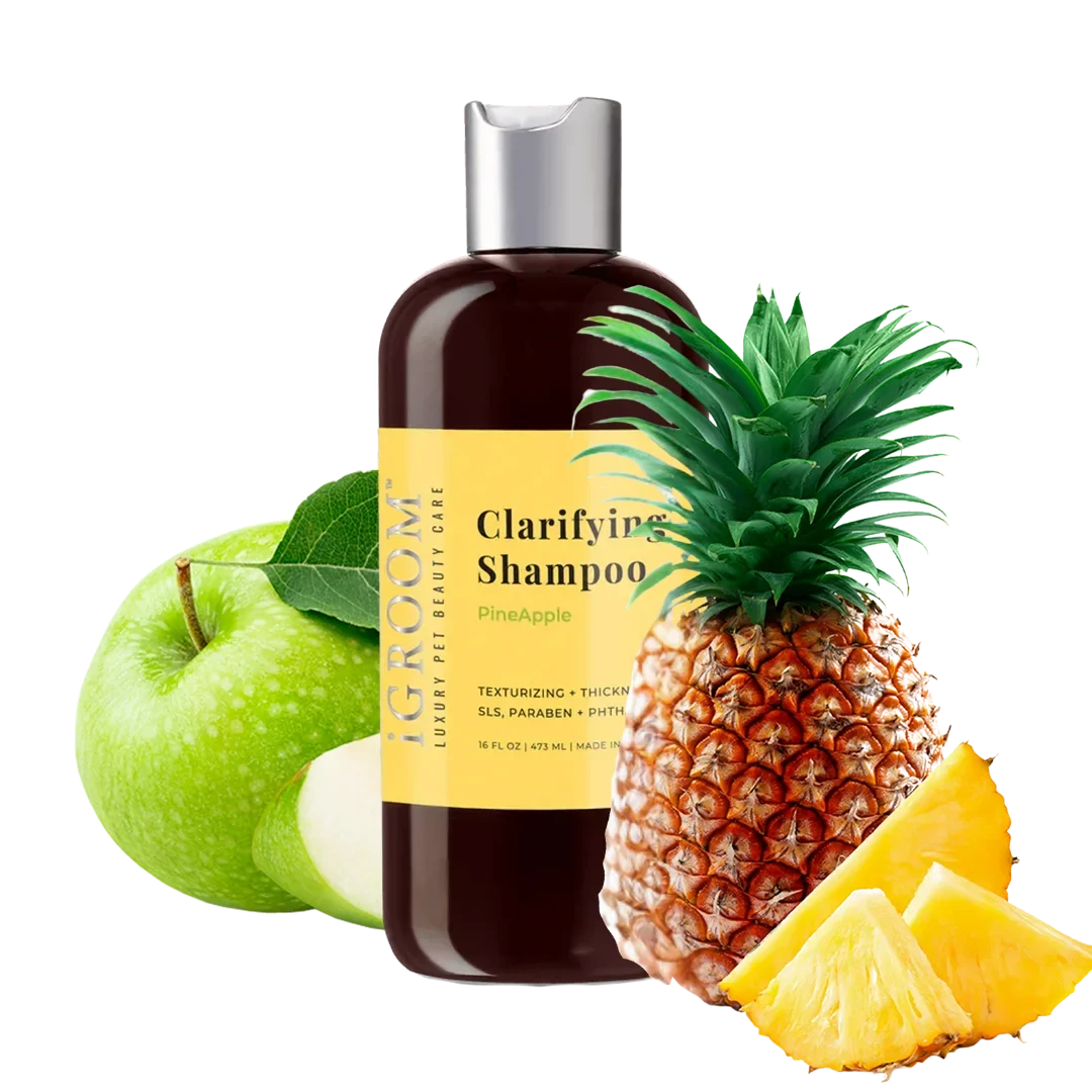Dog Clarifying Shampoo Pineapple 16oz by iGroom