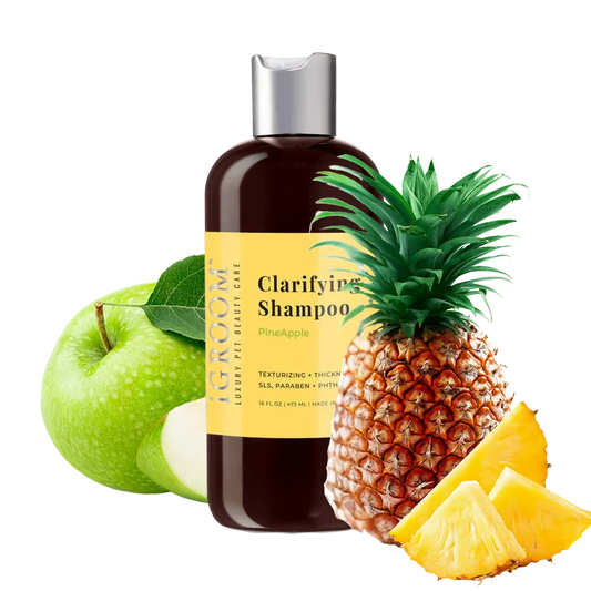 Dog Clarifying Shampoo Pineapple 16oz by iGroom
